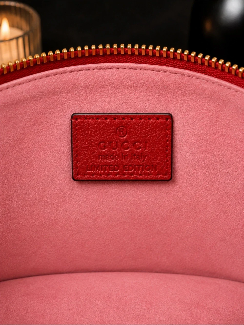 Gucci GG Supreme Clutch Limited Edition Year of the Dog - Boston Terrier Supreme